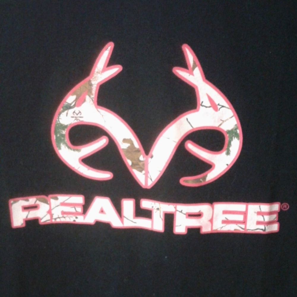Realtree black short sleeve size M t shirt top